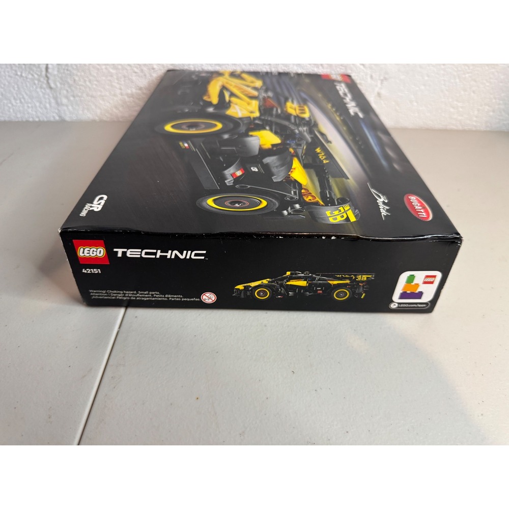 LEGO Technic 42151 Bugatti Bolide Yellow Black 905 Pieces New Sealed - Picture 5 of 5
